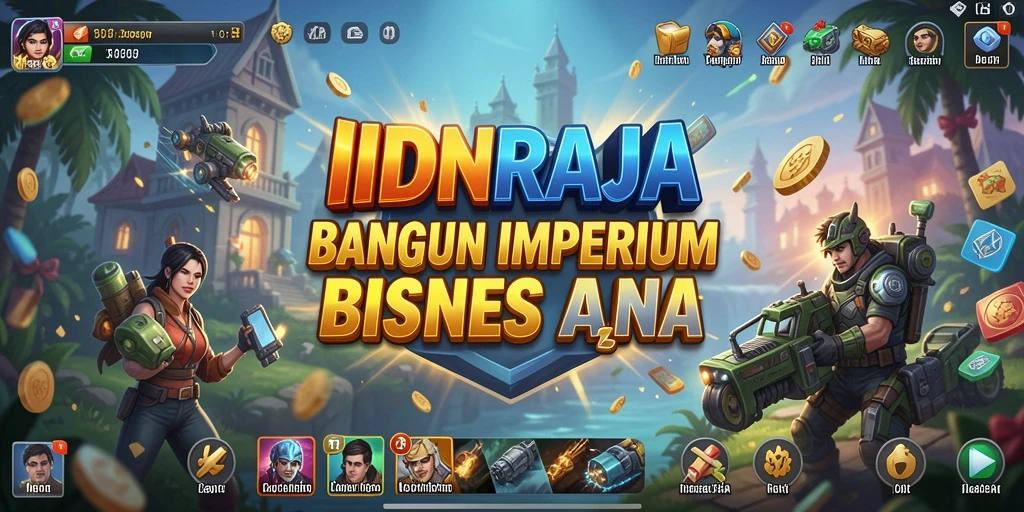 Tampilan menarik dari gameplay Tycoon IDNRAJA.