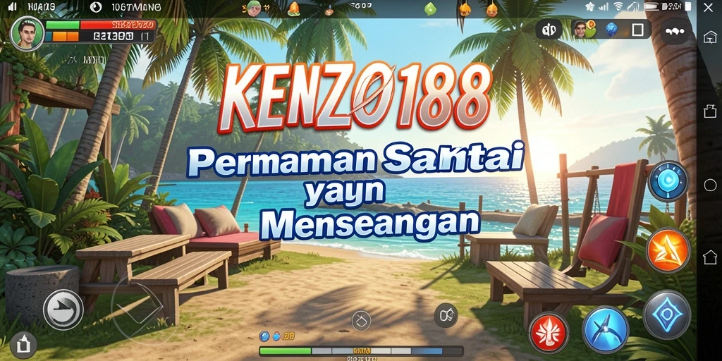Tampilan gameplay KENZO188 yang seru dan menghibur.