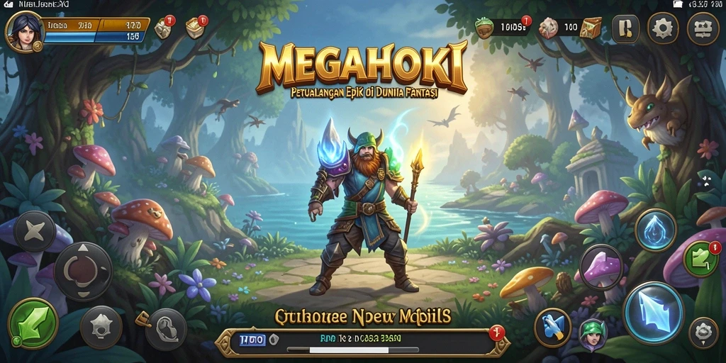 Tangkapan layar dari gameplay MEGAHOKI yang menarik dan menegangkan.
