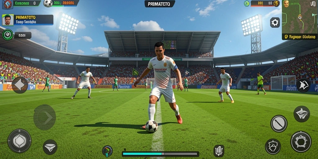 Gameplay PRIMATOTO yang seru dan interaktif saat pertandingan berlangsung.