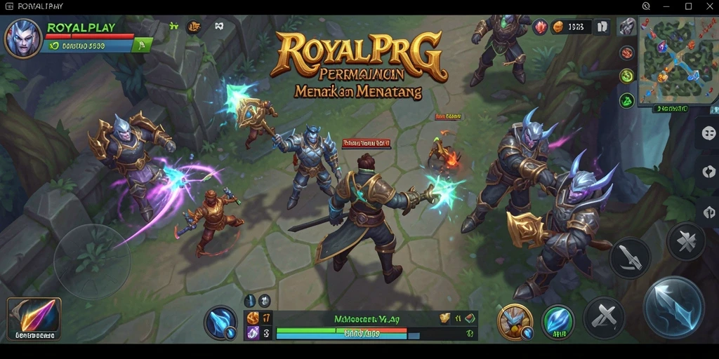 Gameplay menarik dari ROYALPLAY menunjukkan aksi seru dalam dunia RPG.