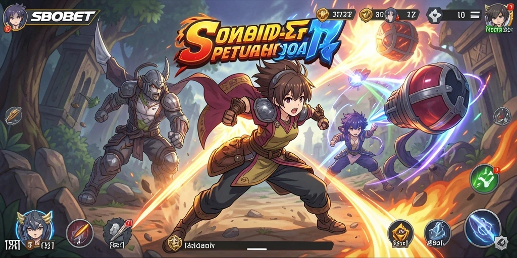 Screenshot SBOBET menampilkan aksi seru dari gameplay Anime.