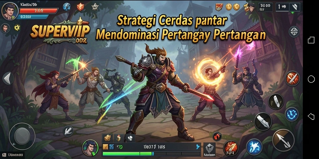 Tampilan gameplay yang mendebarkan dengan strategi kreatif.